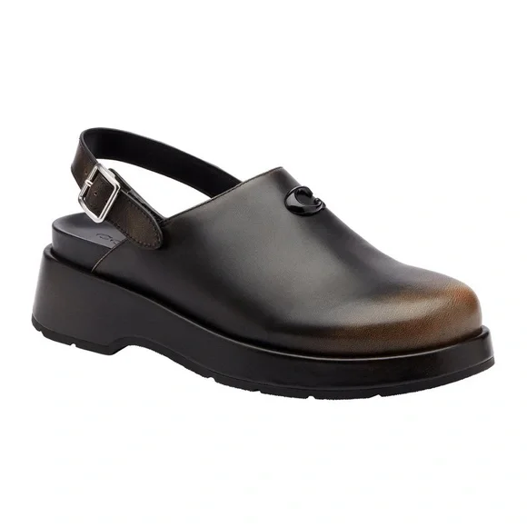 NWT COACH
Women's Sculpted C Loved Leather
Platform Clogs - Picture 3 of 16